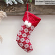 Knitted Christmas Stocking Socks Sack New Year Gift Candy Bags Christmas Decorations For Home Xmas Tree Hanging Ornaments Natal