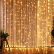 Christmas Lights Curtain Garland Merry Christmas Decor for Home 2025 Xmas Ornament Navidad Gifts Fairy Lights Festoon New Year
