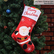 Knitted Christmas Stocking Socks Sack New Year Gift Candy Bags Christmas Decorations For Home Xmas Tree Hanging Ornaments Natal