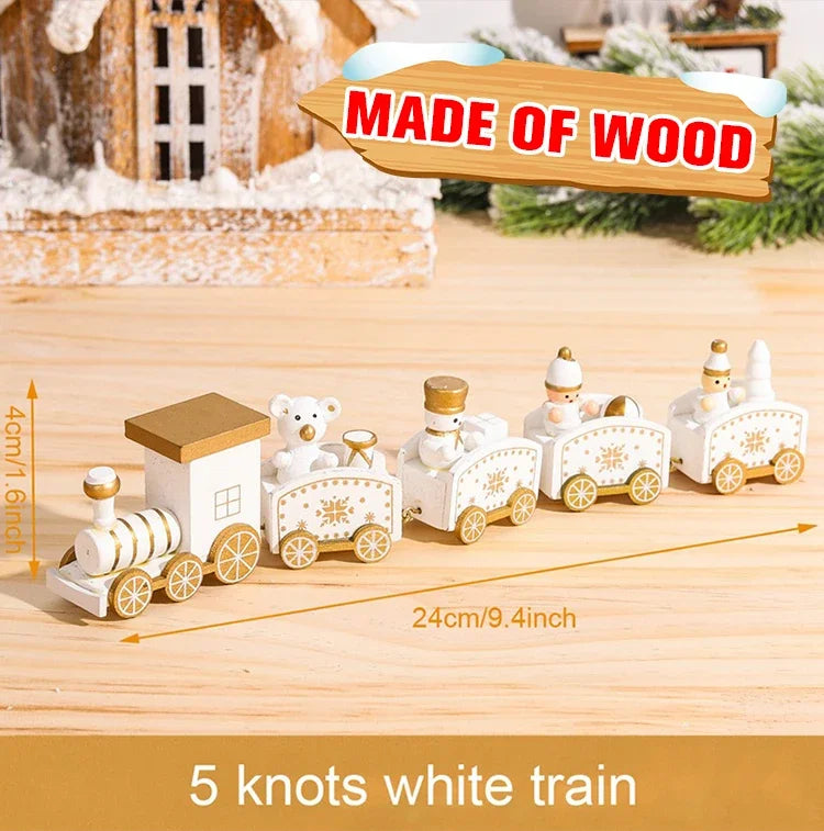 Christmas Train Merry Christmas Decorations For Home 2025 Cristmas Ornament Xmas Navidad Noel Gifts Happy New Year 2026 Gifts