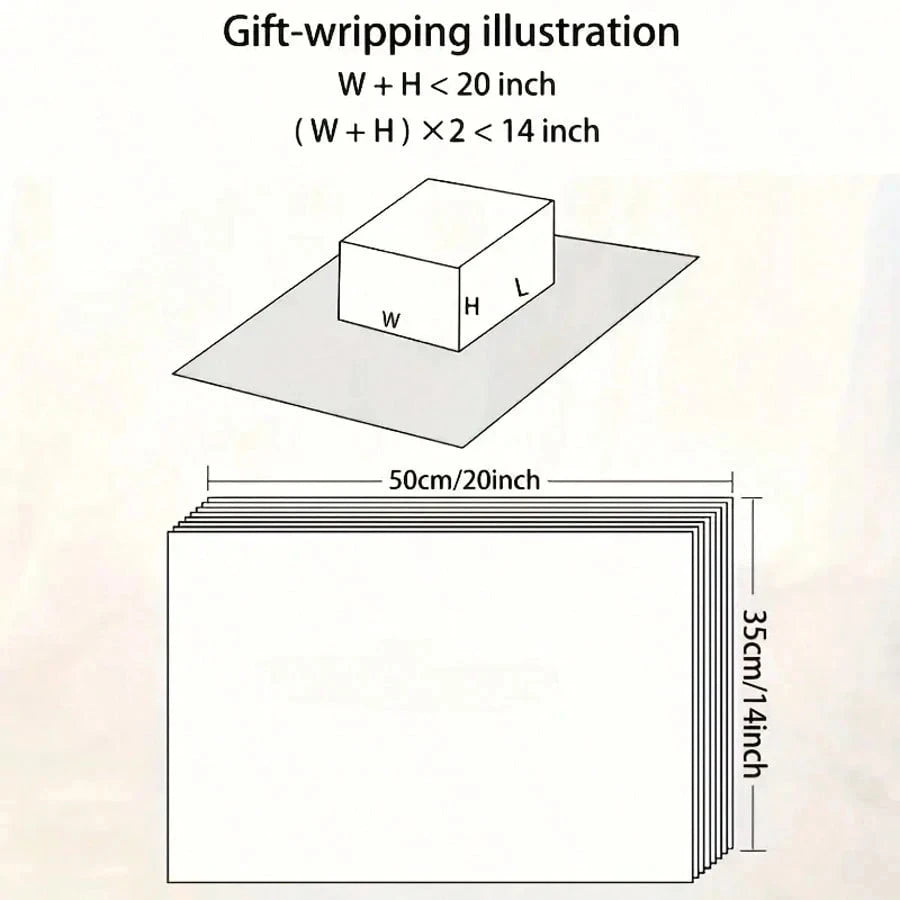 Christmas Tree & Fireworks Pattern Wrapping Paper, Handmade Gift Wrap, Privacy Protection, Party Decoration, Holiday Packaging