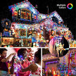 Christmas Decoration Lights Outdoor 20m 864 LED Street Garlands Icicle Lights Outdoor Waterproof Curtain Fairy String Light