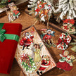 20pcs Christmas wooden ornaments, Christmas tree party atmosphere decoration, house courtyard garden decoration ornaments