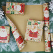 1 Roll 17inch x590inch  Christmas Gift Wrapping Paper kraft paper Xmas Wrapping Paper Rolls for Christmas Gift Boxes Wrap