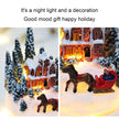 Christmas Decorations LED Night Lights Luminous Landscape House Children's Gift Christmas New Year Ornaments Festival Lighting