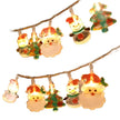 Christmas Lights String Santa Claus Snowman Battery-operated Garland LED Christmas Decorative Light Party New Year's Decor