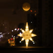 Christmas Ornaments Hanging LED Lights Bedroom Decoration Christmas Decorations Home Window Glass Decoration Warm Battery