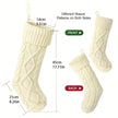 Christmas Big Stocking 45CM Knitted Stocking, Used For Hanging Christmas Trees, Family Party Decoration, Available In Colors